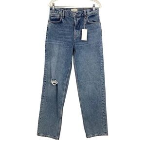 NWT Rails Topanga High Rise Straight Button Fly Jean Size 29